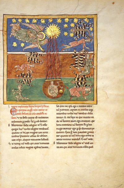 Foglia da un manoscritto di Beatus, c.1180 da Spanish School Spanish School